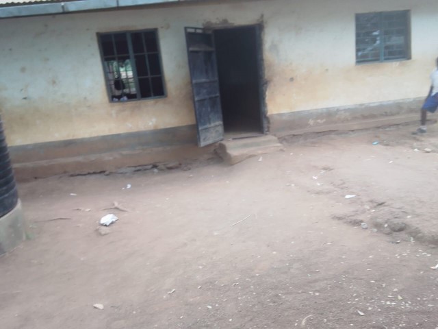 Classroom condition before renovation