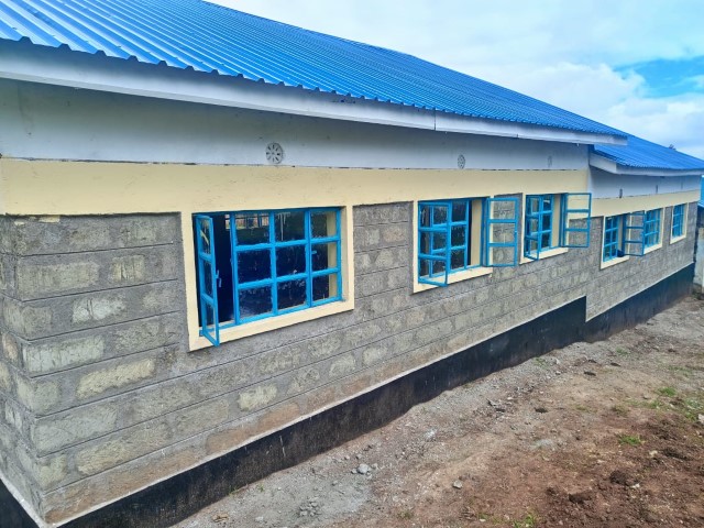 Classroom construction progress