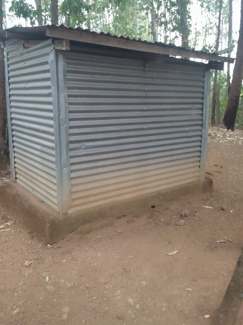 Previous toilet conditions before improvement