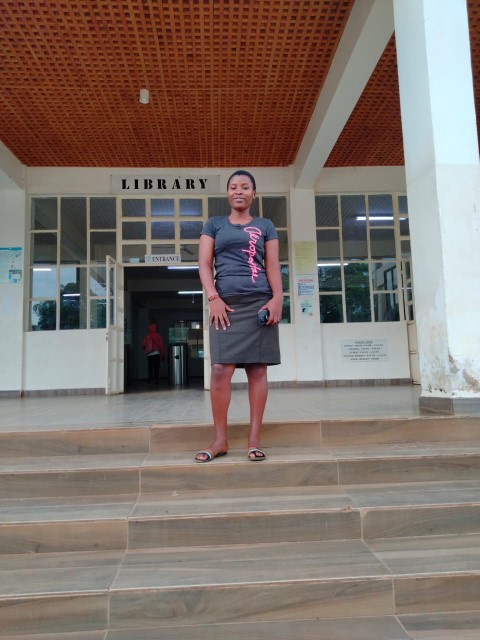 Students showcasing their academic work